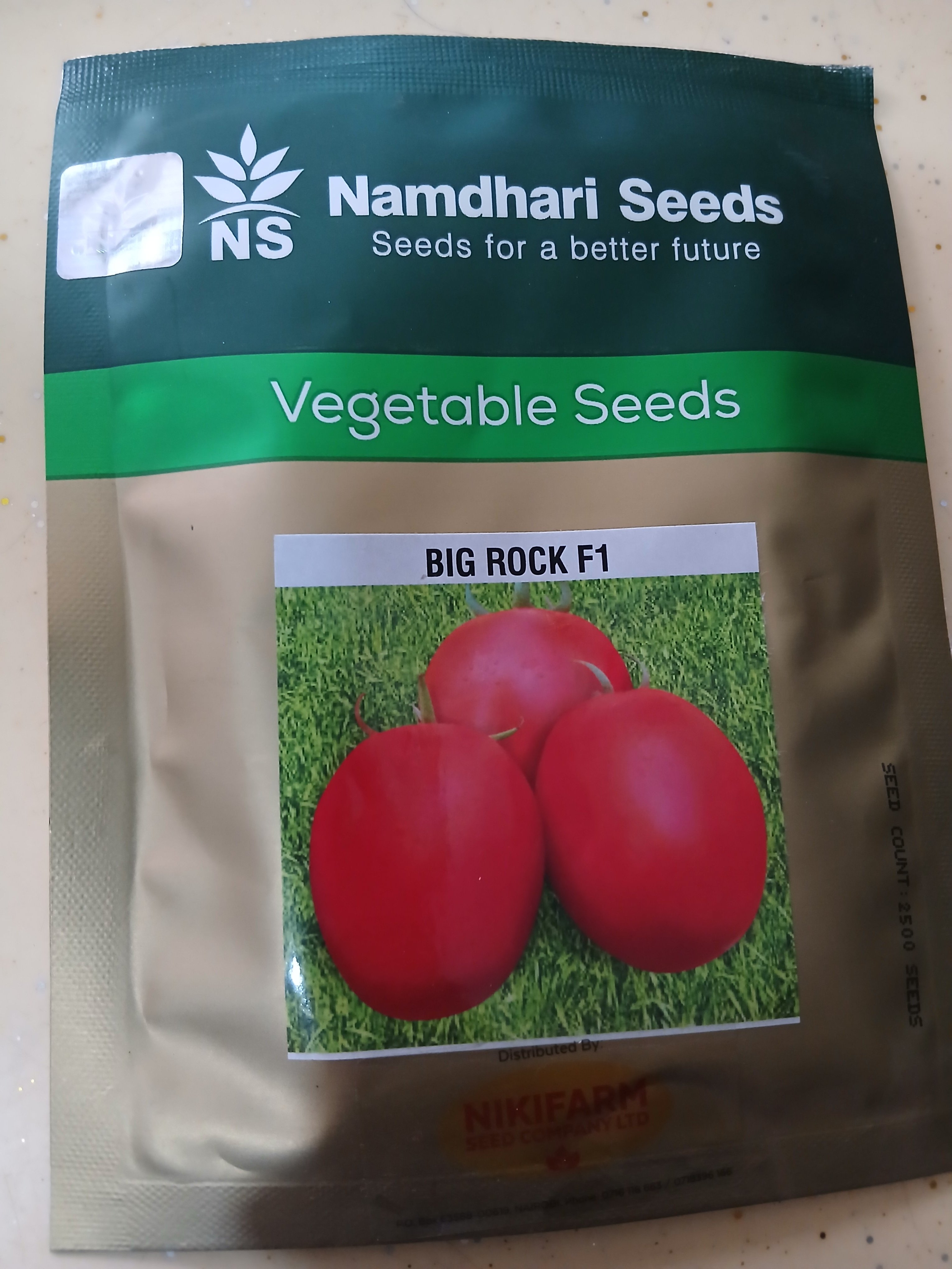 BIG ROCK F1 2500 SEEDS